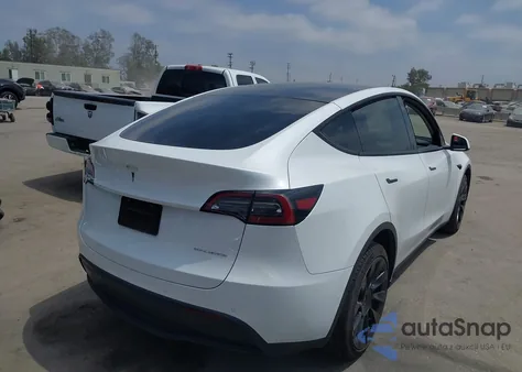 2021 Tesla Model Y Long Range Dual Motor All-Wheel Drive из США, поврежденный, VIN 5YJYGDEE4MF245529